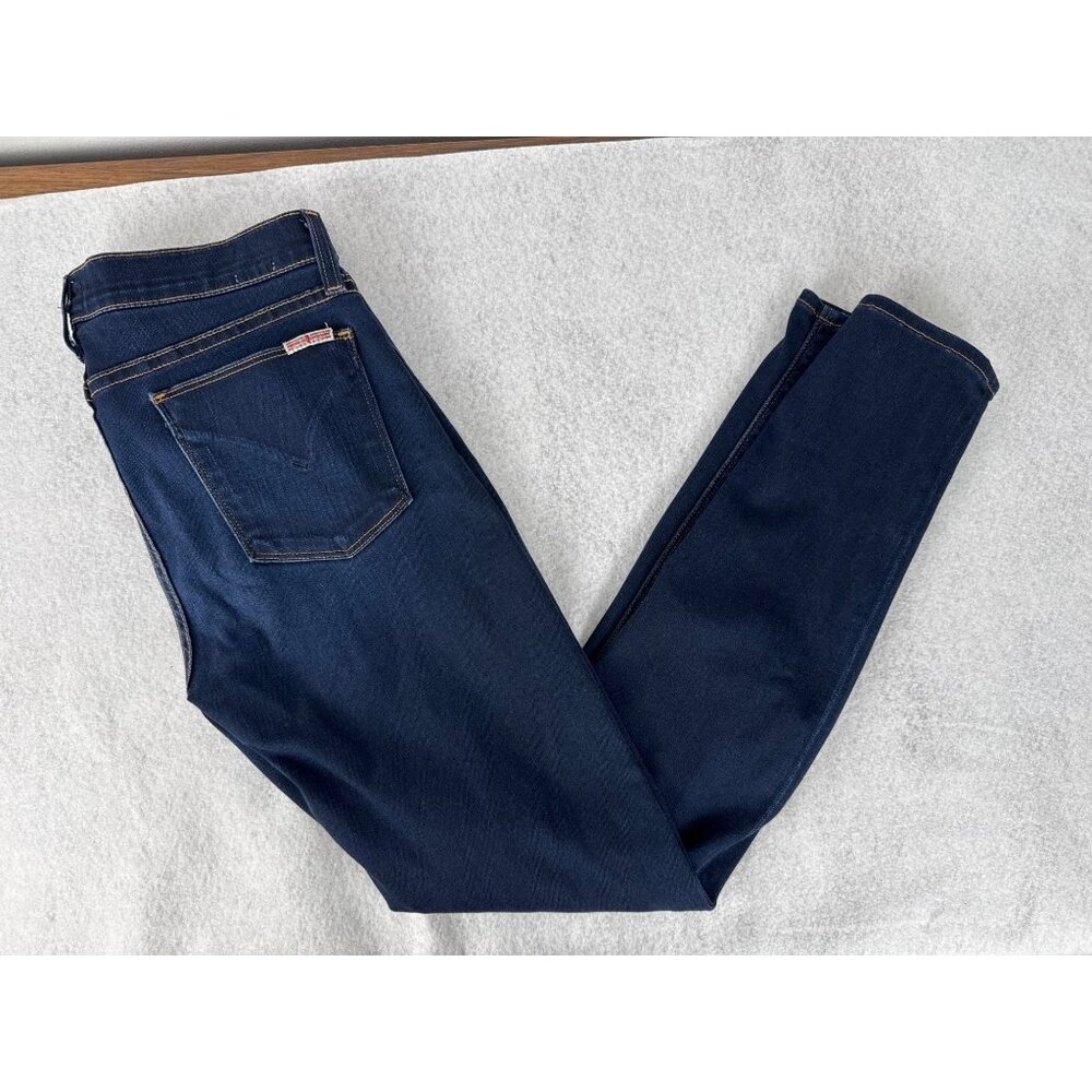 Hudson Women's Krista Super Skinny Low Rise Blue Denim Jeans 30